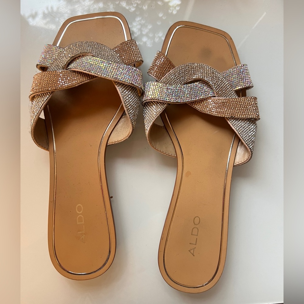 Aldo coredith sandals bone color